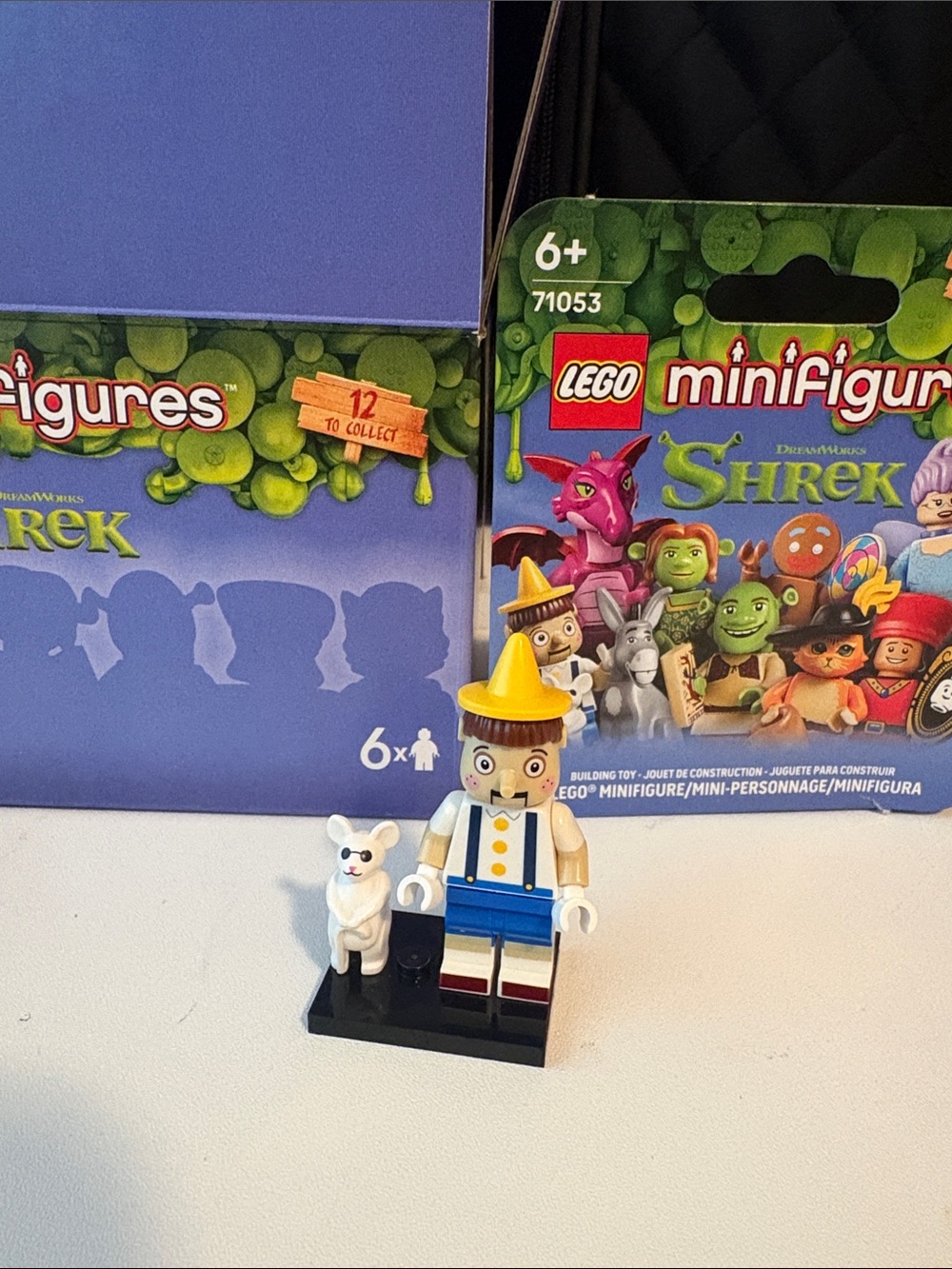 LEGO Minifigures Shrek Series Pinocchio Minifigure -w/ blind mice (box included)